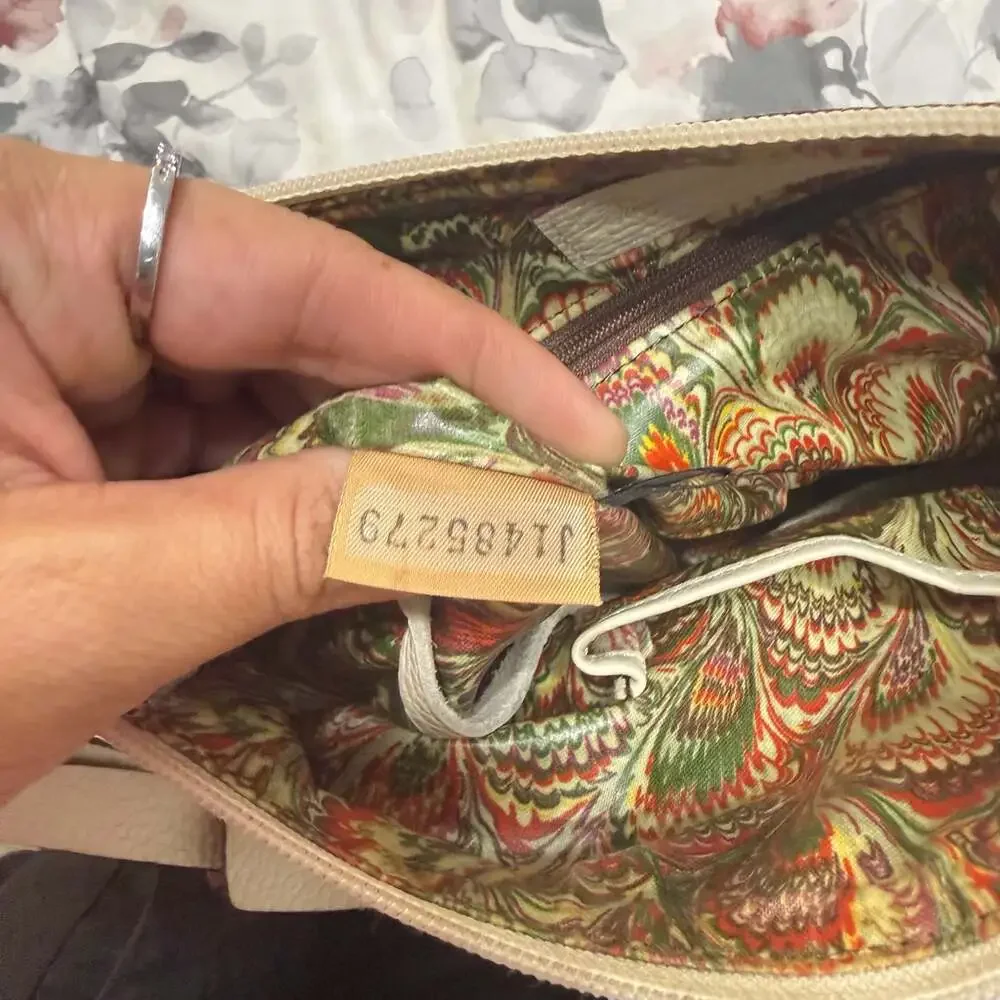 Dooney & Bourke Jacquard Signature Monogram Hobo Shoulder Bag with Leather Trim
